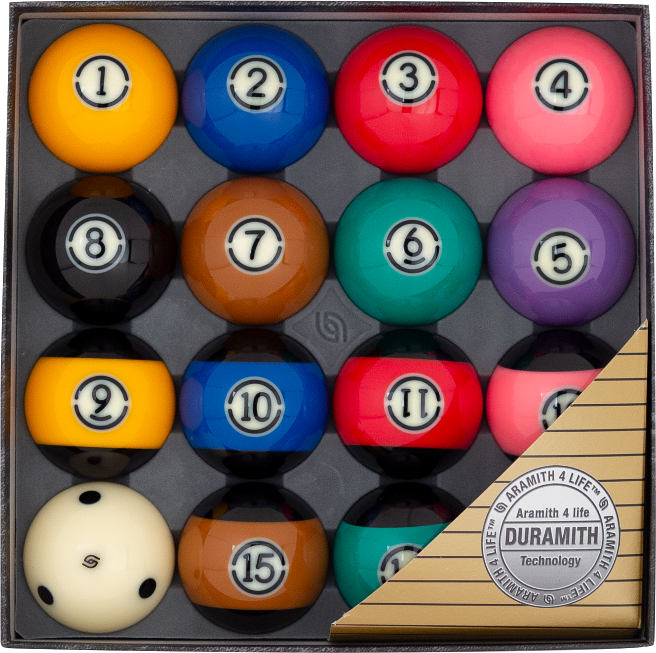 Aramith Black Ball Set - BBABK