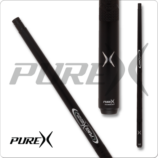 Pure X HXTCFB Carbon Fiber Break Cue - 14mm - Black Wrap