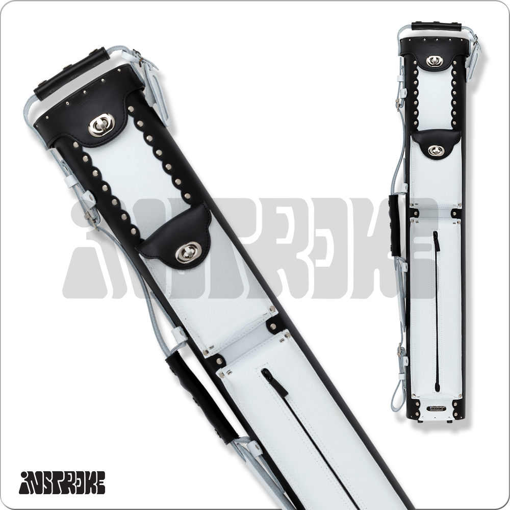 InStroke ISCL35 Leather 3x5 Hard Case - Black/White