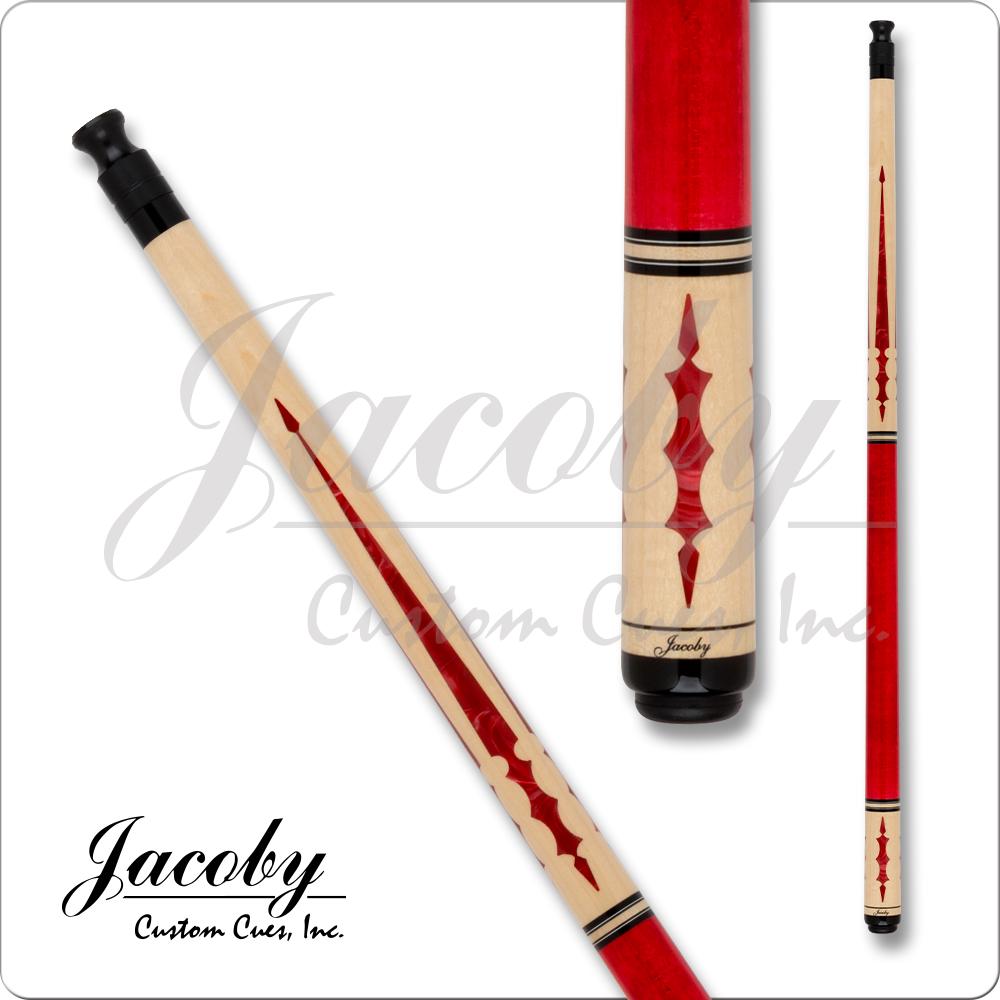 Jacoby JCBMAG2 MAG2 Series Cue - Black - Red