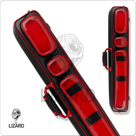 Lizard LXVHOLO Holographic 3x5 Soft Case - Blue - Carbon Red