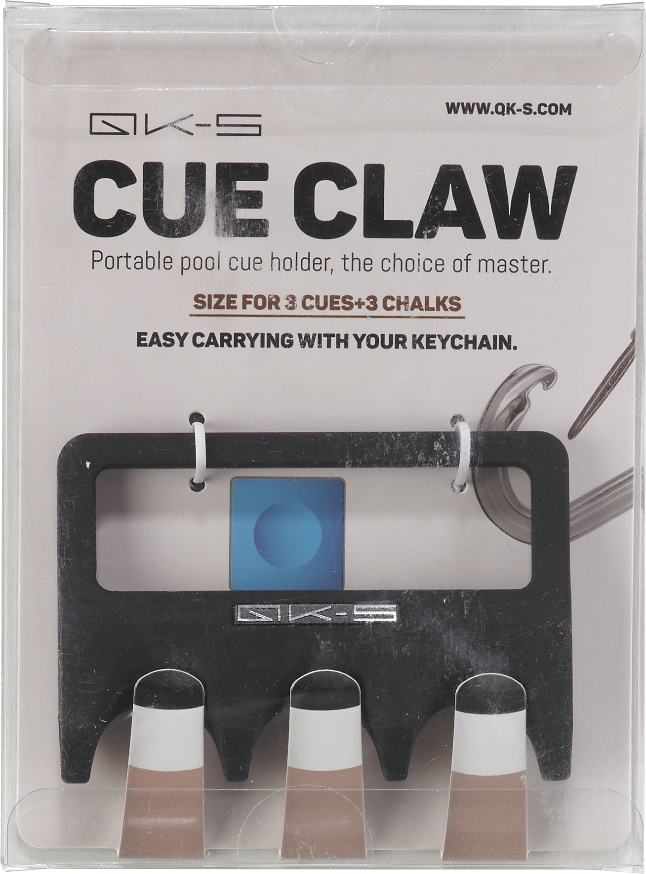 QK-S QHQK3 Cue Holder - Black