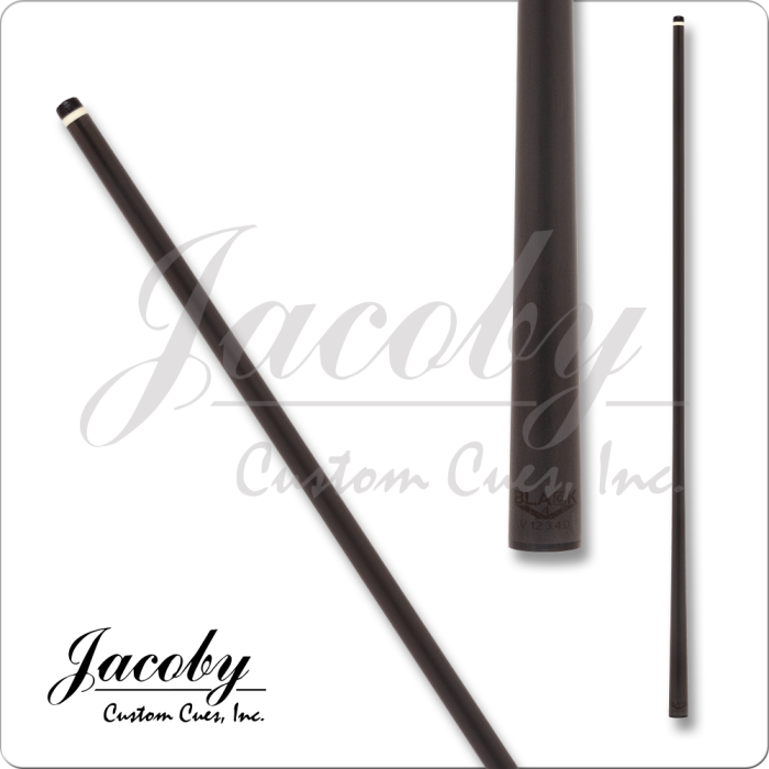 Jacoby Black Carbon Fiber Shaft - 12.3mm - JCBCF1