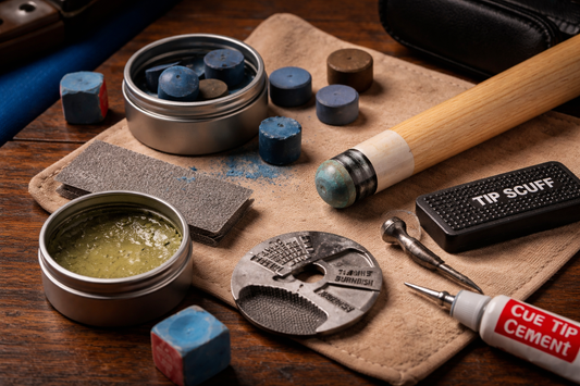 Pool cue tip maintenance guide