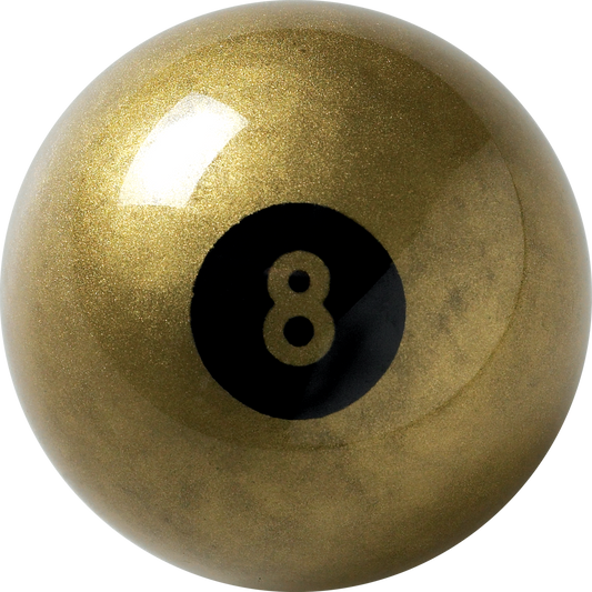 Aramith Golden 8 Ball Blister Pack - BBGOLD8