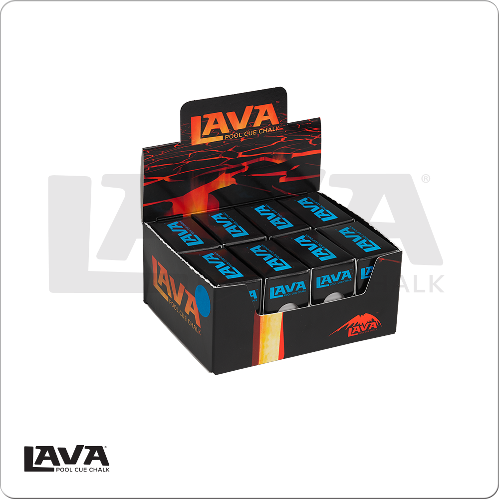 Lava CHLAVA16 Display Chalk - 16 2pc Boxes - Blue