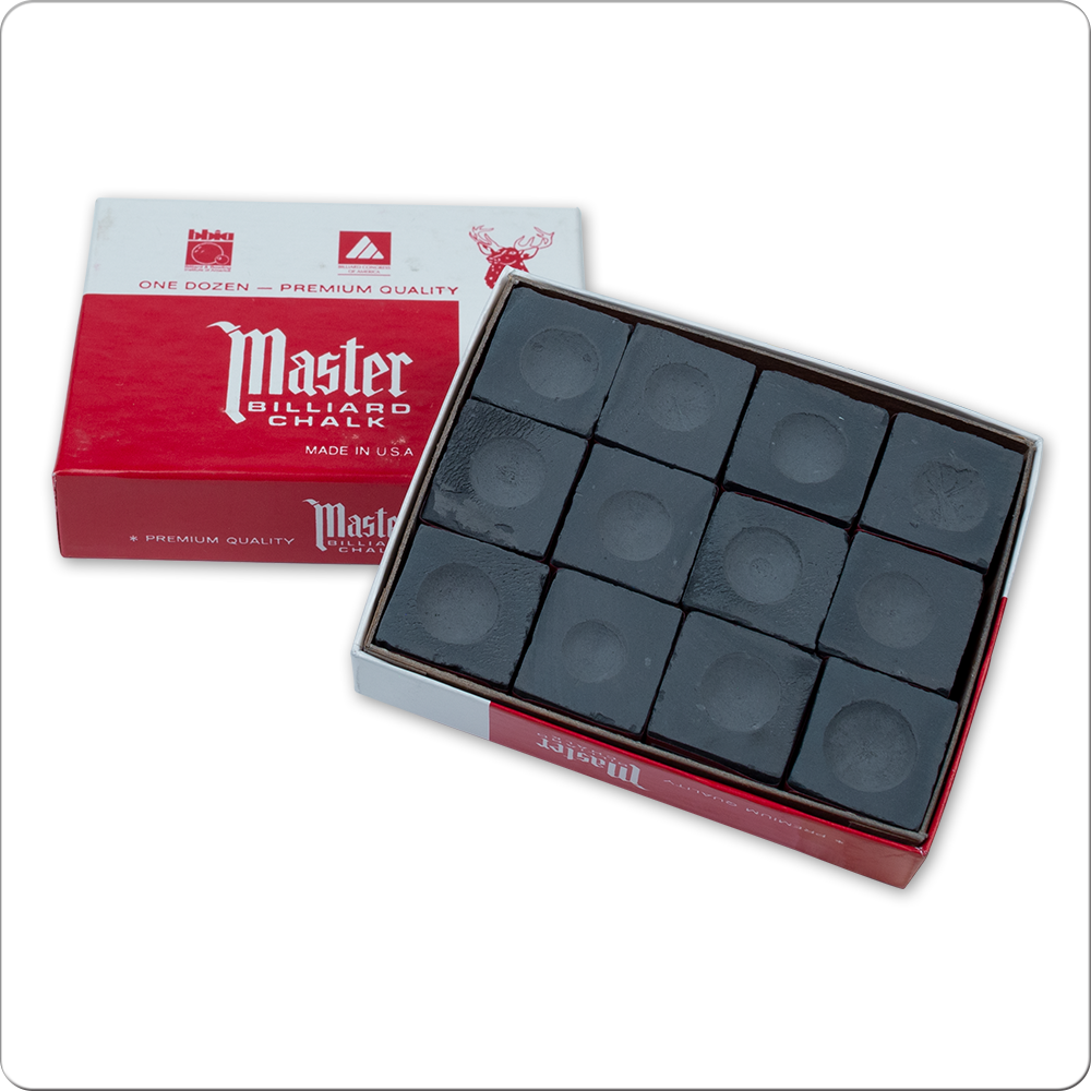 Master Chalk 12 Piece Box - Charcoal