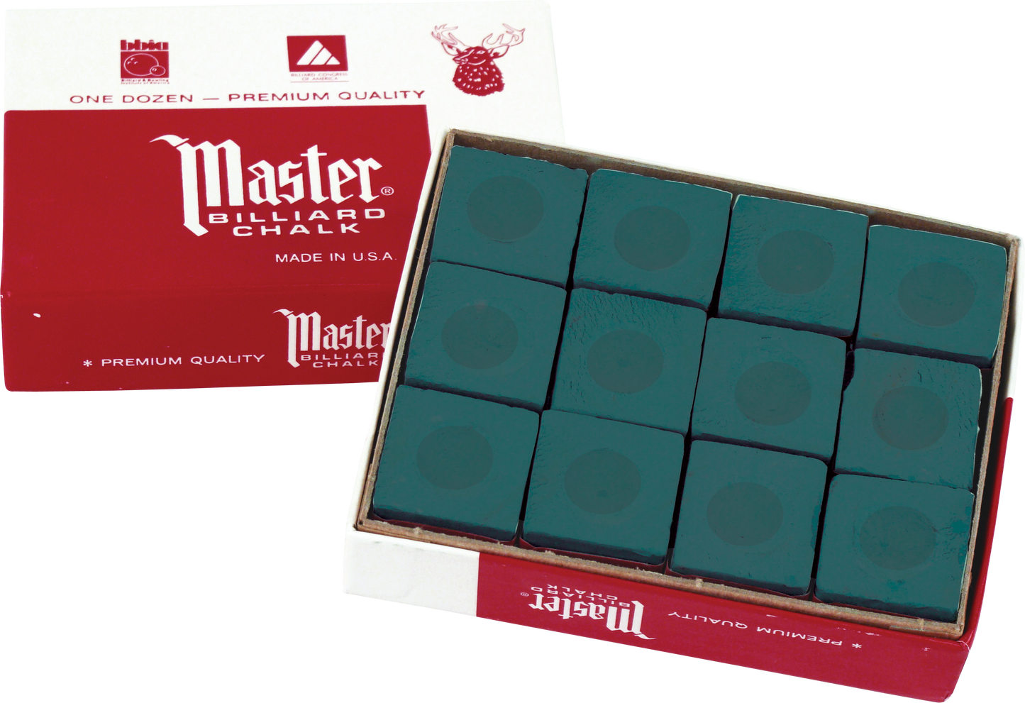 Master Chalk 12 Piece Box - Forest