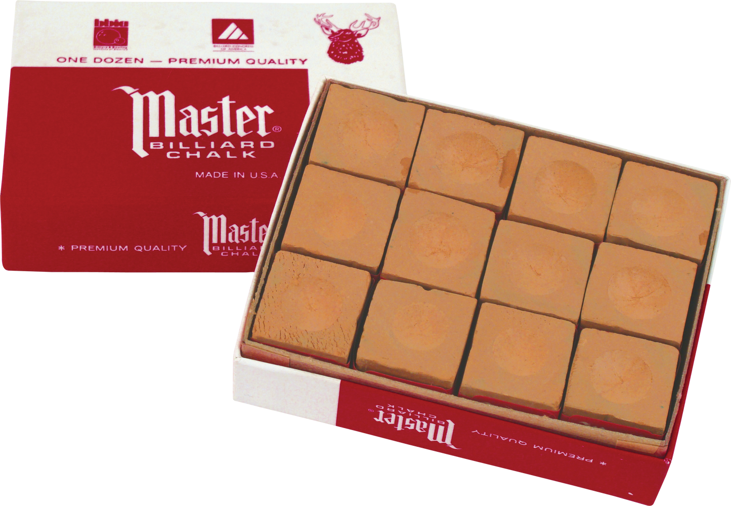 Master Chalk 12 Piece Box - Gold