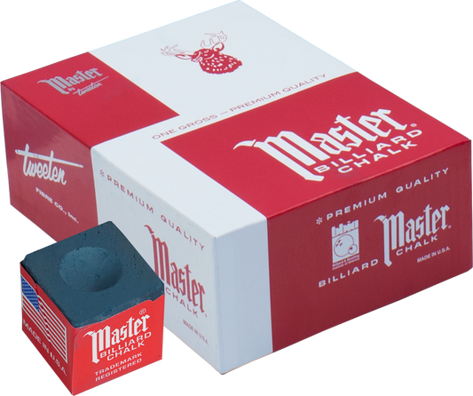 Master Chalk 144 Piece Box - Blue