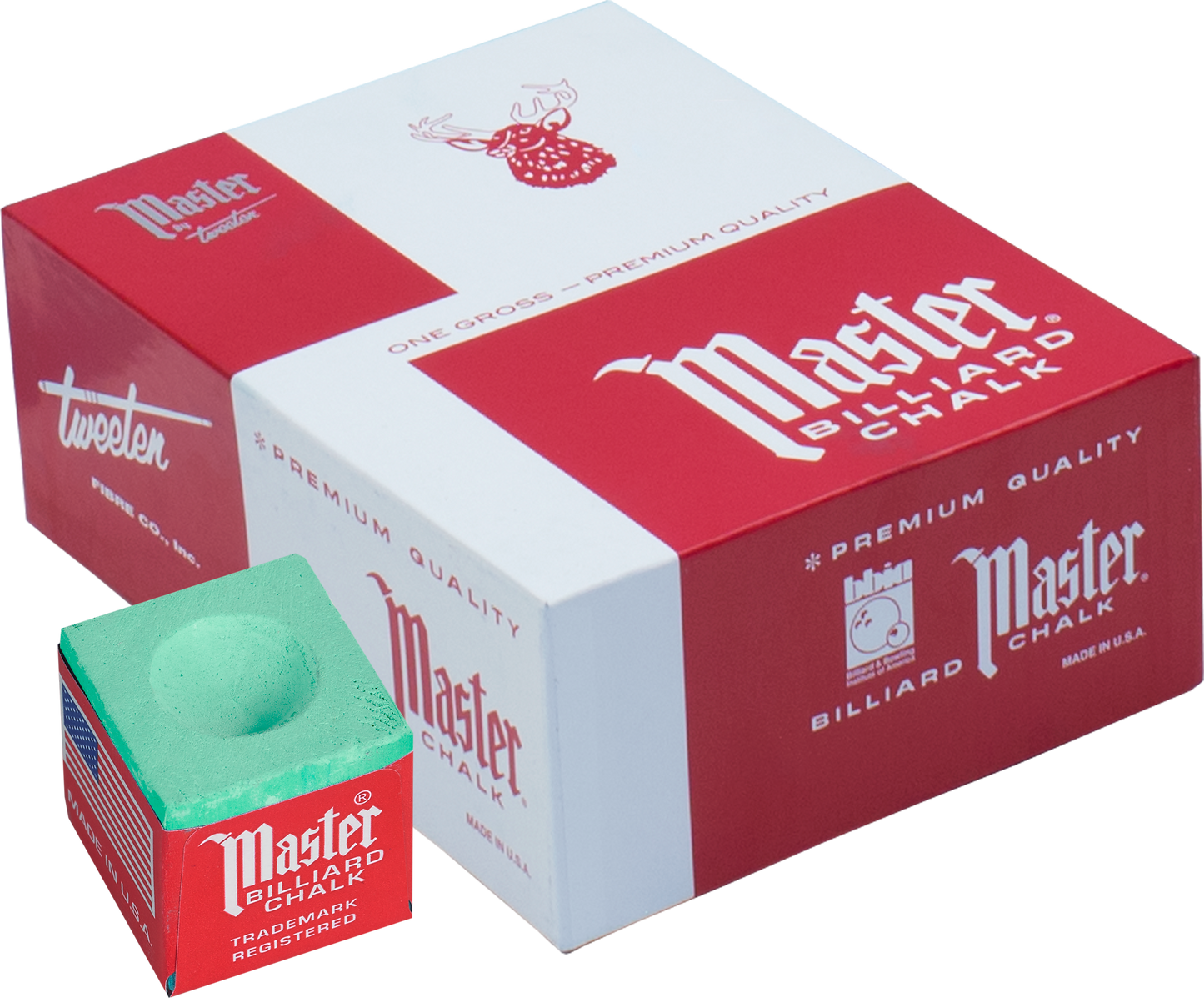 Master Chalk 144 Piece Box - Green