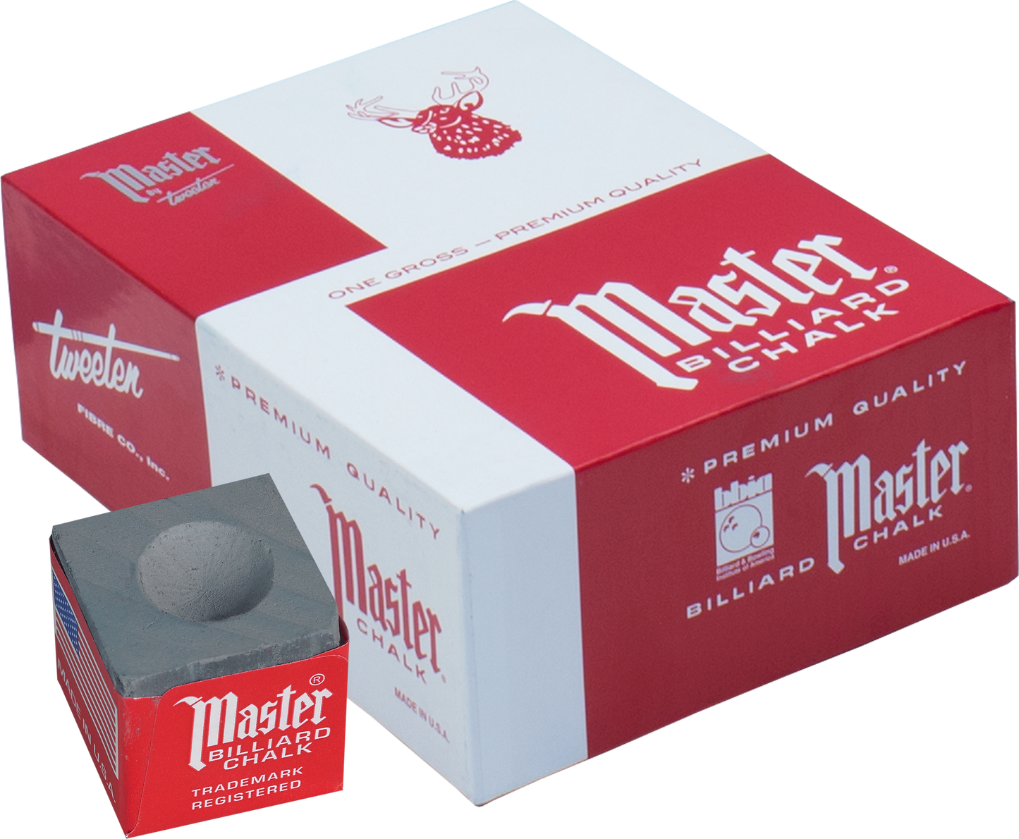 Master Chalk 144 Piece Box - Grey