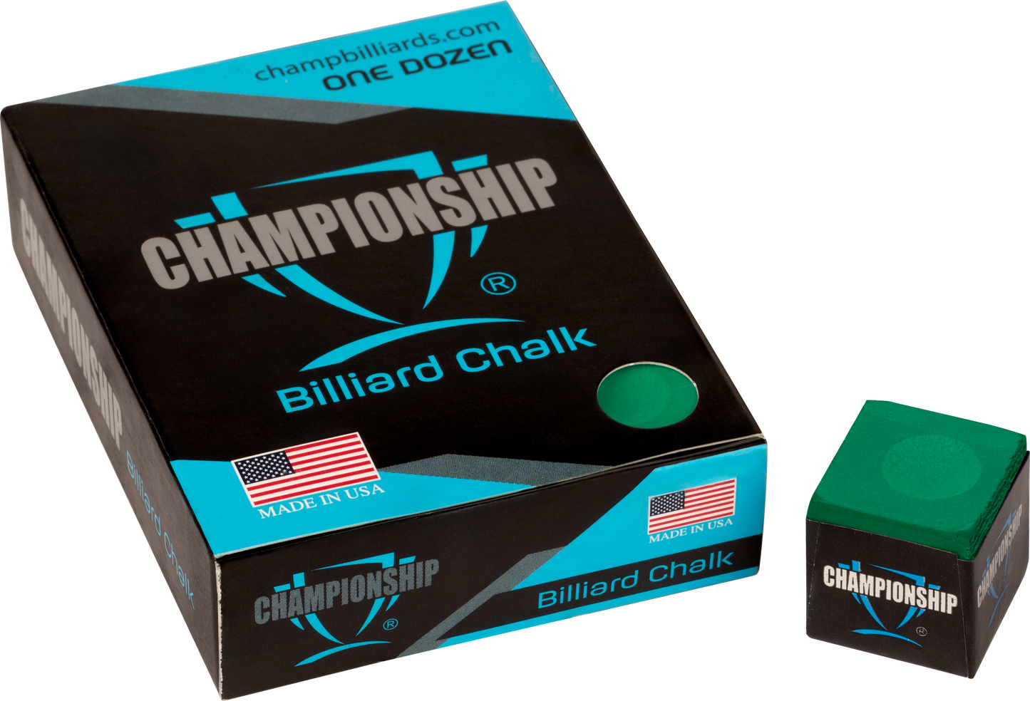 Championship CHS12 Chalk - 12pc - Tournament Green