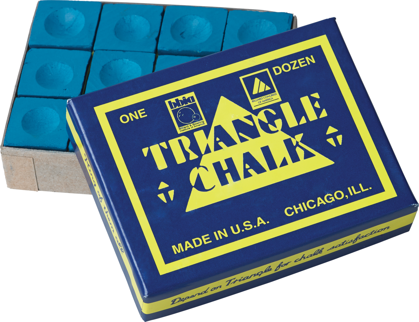 Triangle CHT12 Chalk - 12pc - Blue