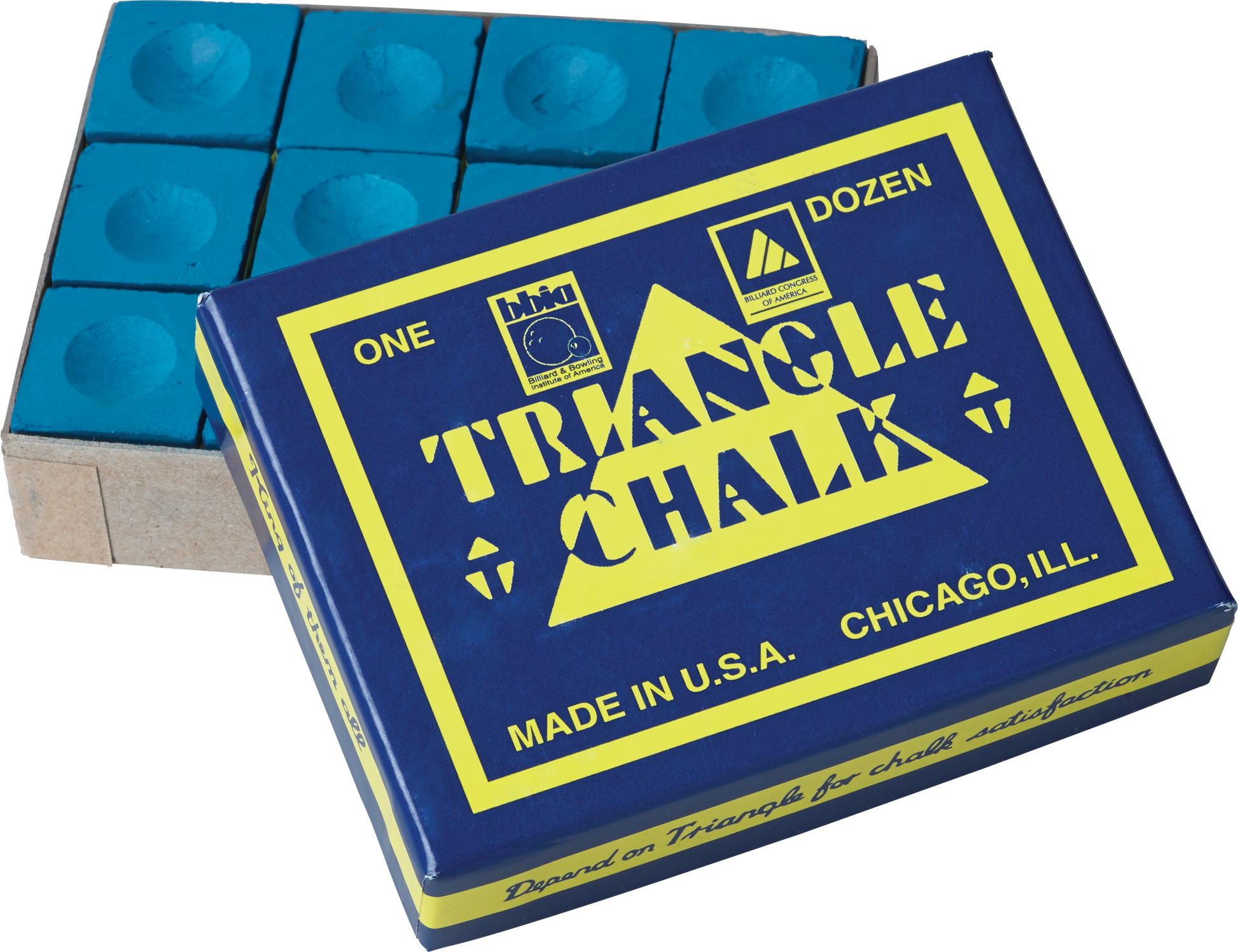 Triangle CHT12 Chalk - 12pc - Blue