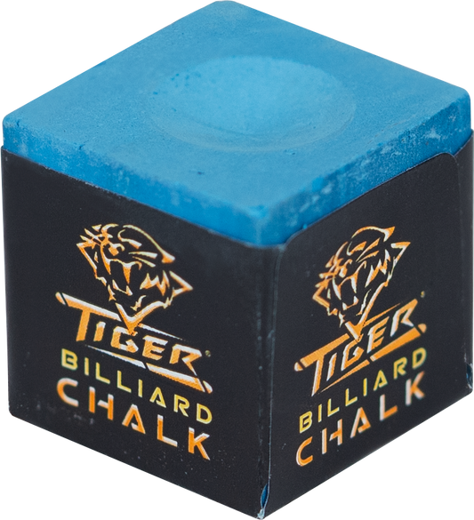 Tiger Billiard Chalk 3 Piece - Blue