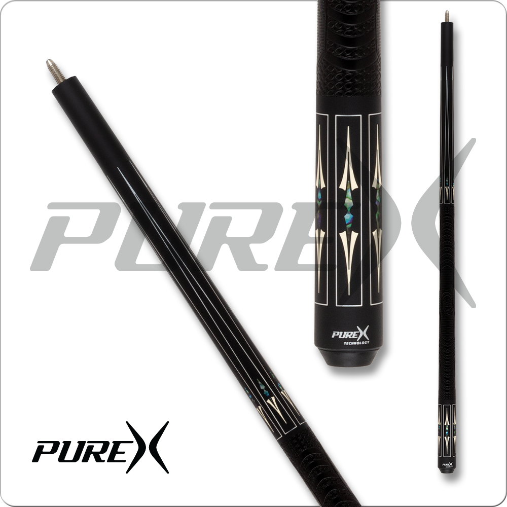 Pure X HXT105 Matte Black Pool Cue w Sport Wrap