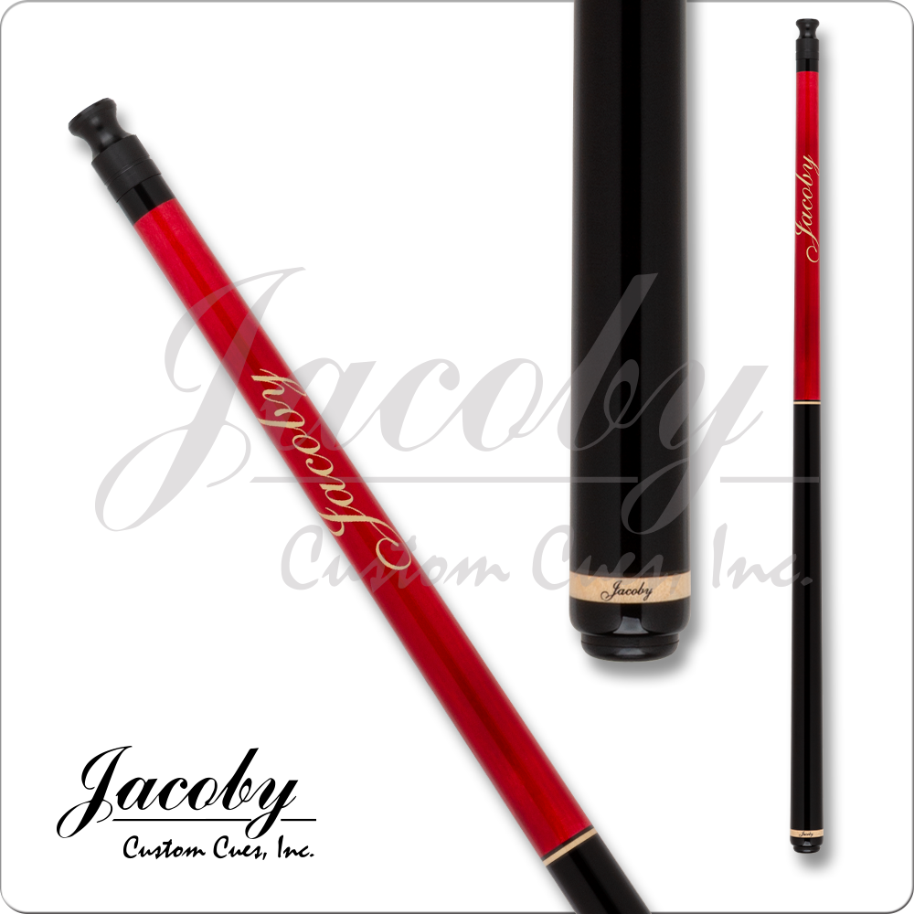 Jacoby JCBMAG1 MAG1 Series Cue - Black - Red