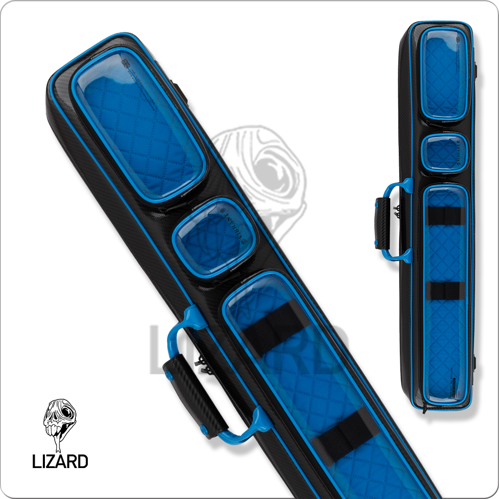 Lizard LXVHOLO Holographic 3x5 Soft Case - Blue - Carbon Blue