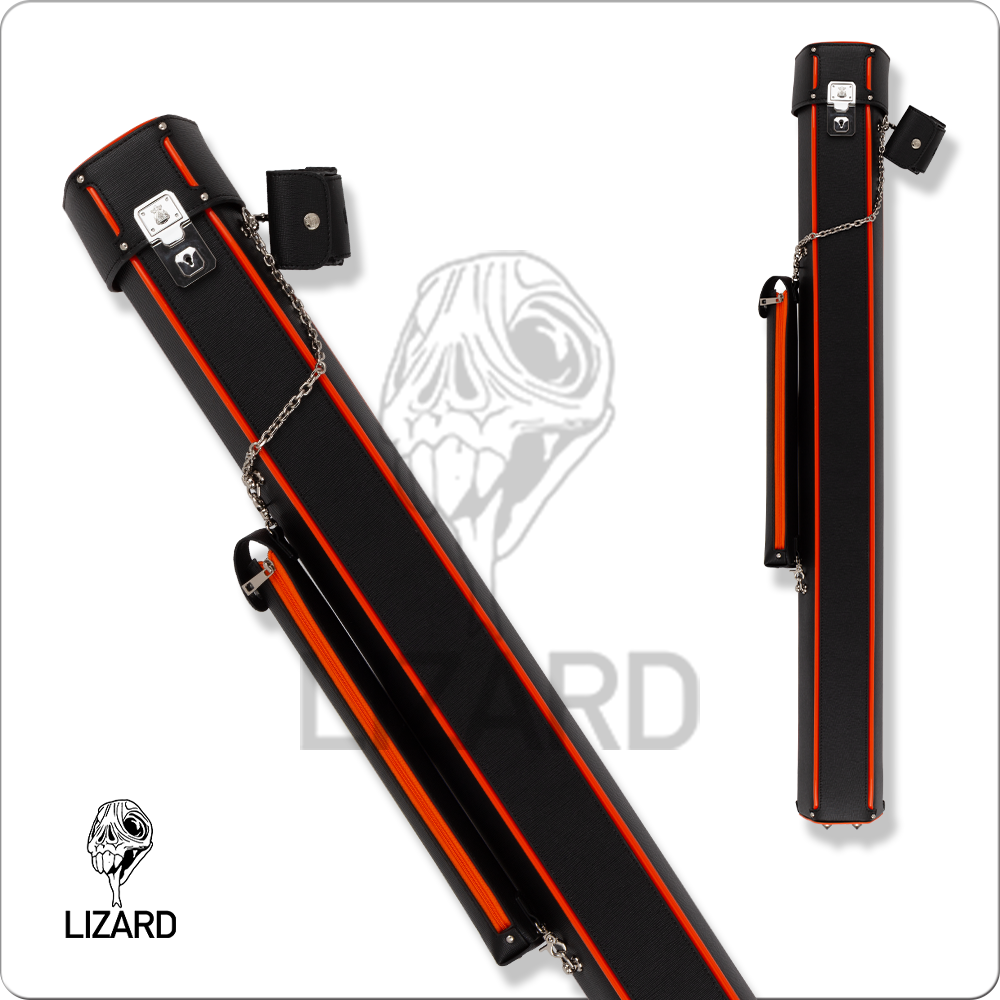 Lizard LXVTU Tumei-Tonglu 2x2 Hard Case - Black & Orange - Blk_orng