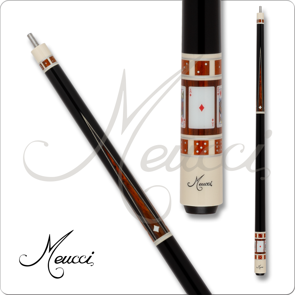 Meucci MEG03 Gambler Series Cue - Diamonds