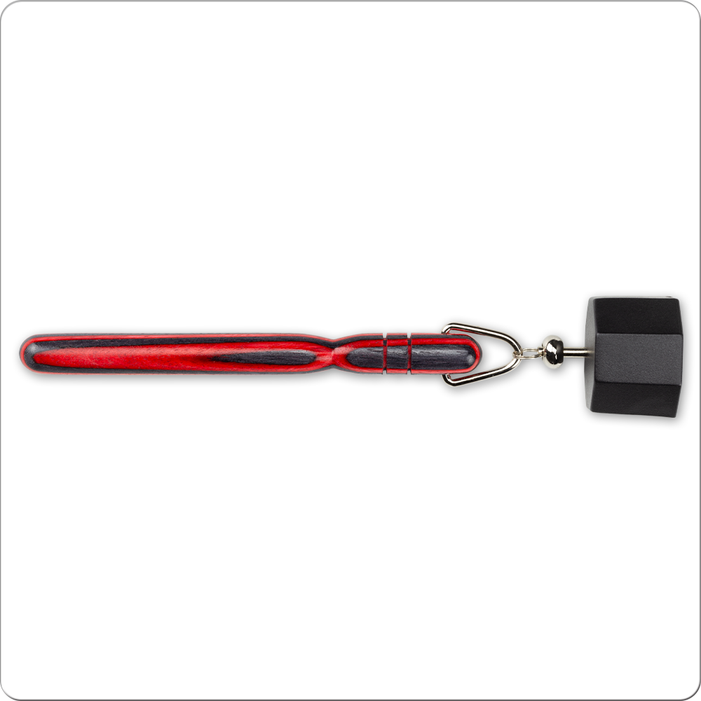 Wooden QCWCO Octagon Chalker - Red/Black