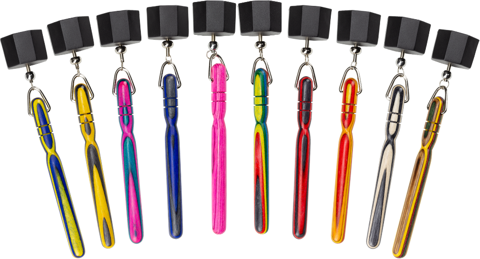 Wooden QCWCVPO Octagon Chalker Set - 10pc