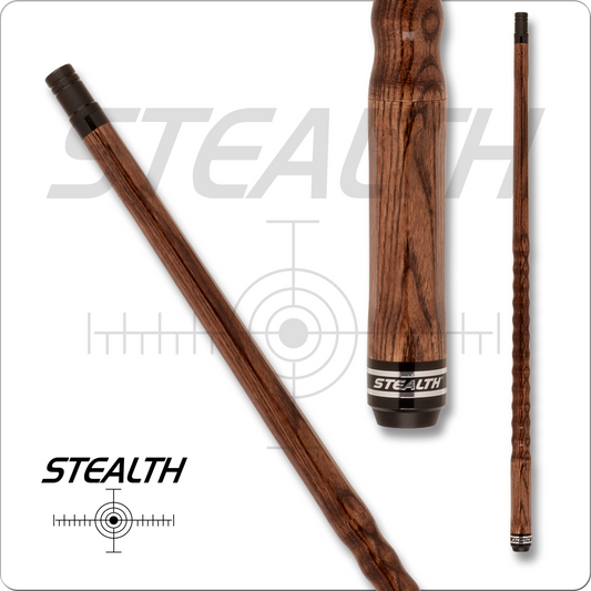 Stealth STH415 Sandalwood Stain Ash Pool Cue- 3pc