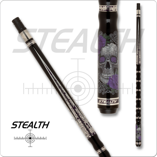 Stealth STH425 Sugar Skull Pool Cue