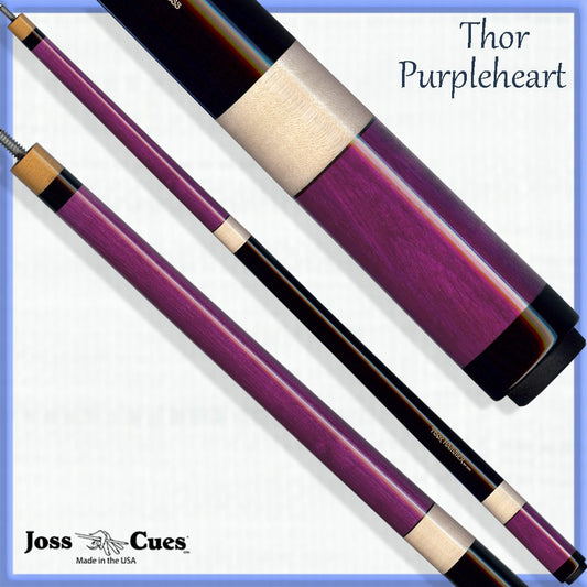Joss JOSTHPH Thor Hammer Purple Heart Series Break Cue