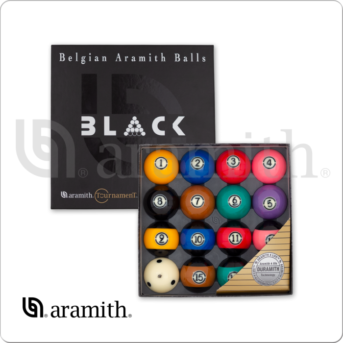 Aramith Black Ball Set - BBABK
