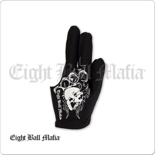 Eight Ball Mafia Skull Billiard Glove - BGLEBM01