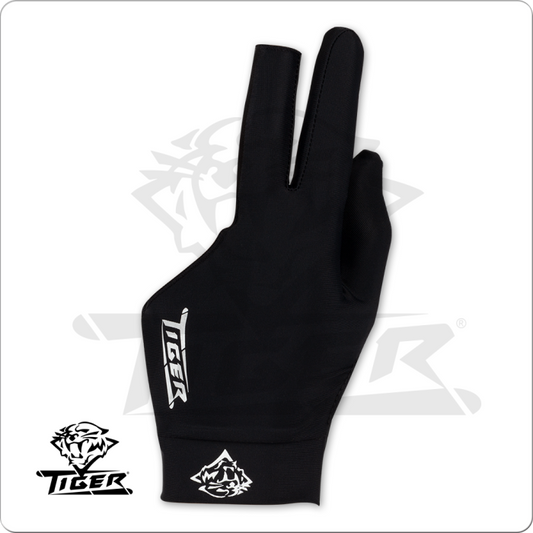 Tiger BGLTPB Pro All Black Glove - Bridge Hand Left