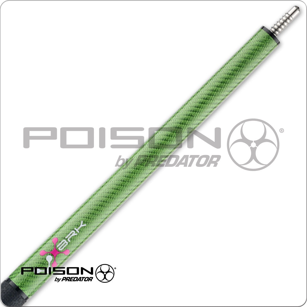 Poison VX Carbon Fiber Break Cue - Green - POIVXBK